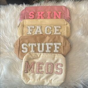 NWOT Travel Cosmetic Bags